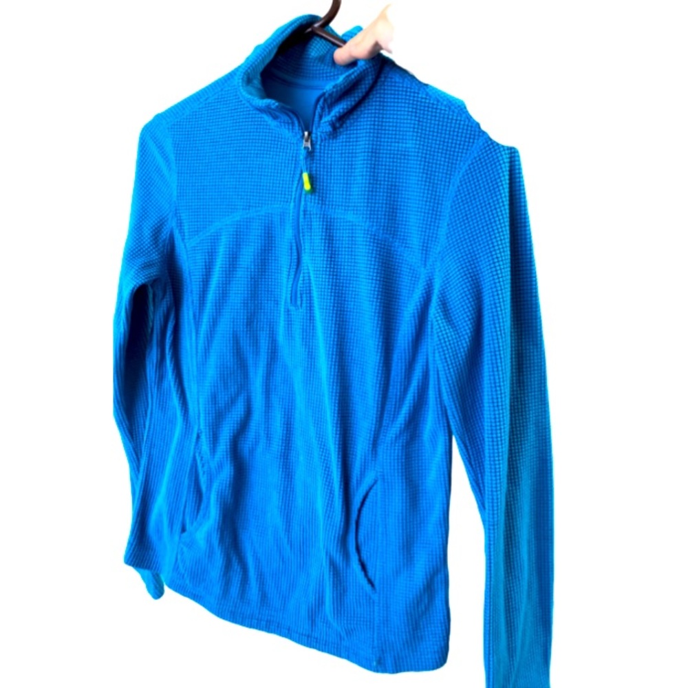 S Micro Grid Fleece Mid Base Layer Pullover Zip